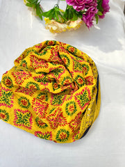 Yellow Phulkari Hand Embroidered Shawl Dupatta