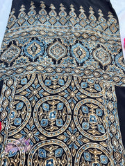 Syamal - Ajrakh Hand Block Print Modal Silk Scarf