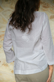 Ruhi - White Cotton Top