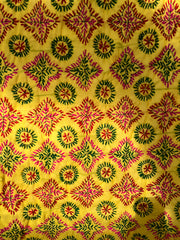 Yellow Phulkari Hand Embroidered Shawl Dupatta