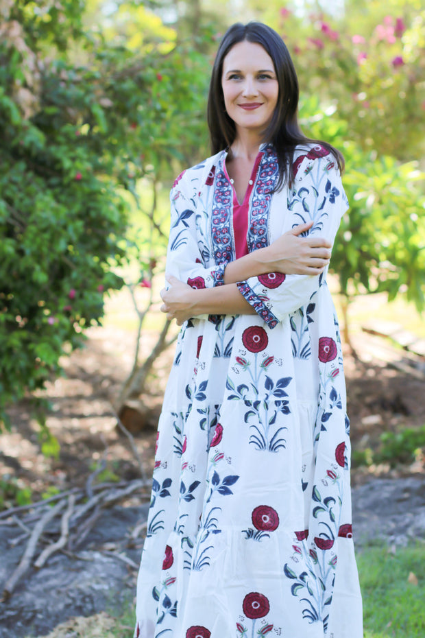 Hibiscus Midi Dress