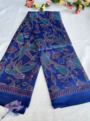 Khadi Cotton Silk Dupatta - Bird