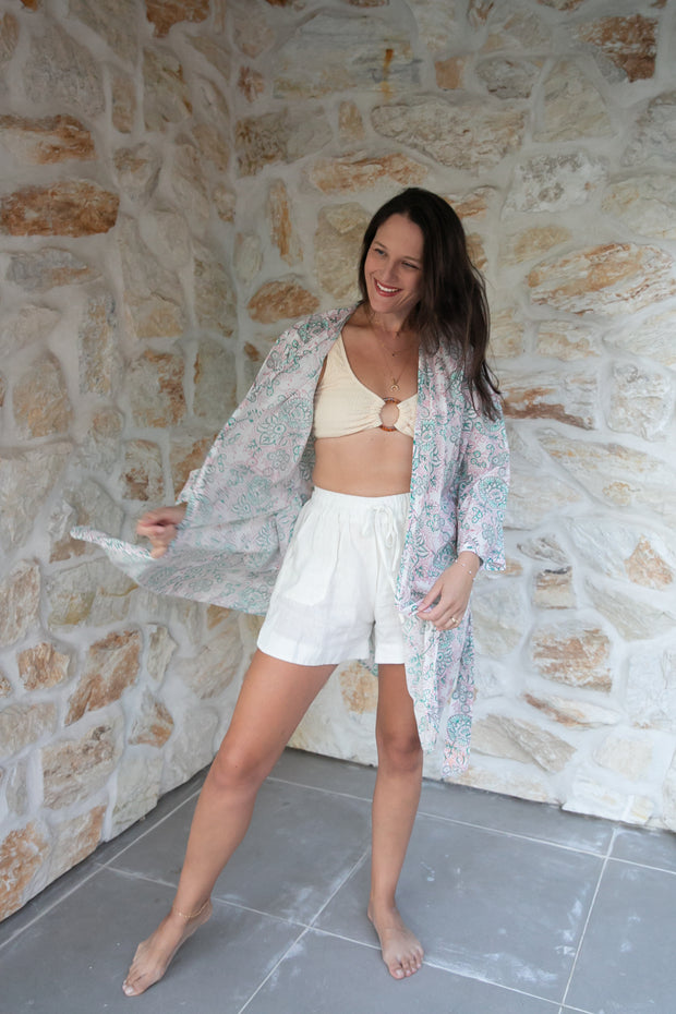 Kala - Short Kimono Robe