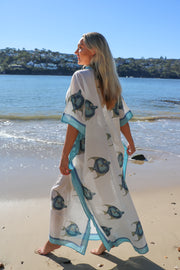 Matsya - Hand Block Print Long Kaftan