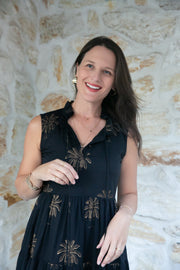 Midnight Grove Maxi Dress