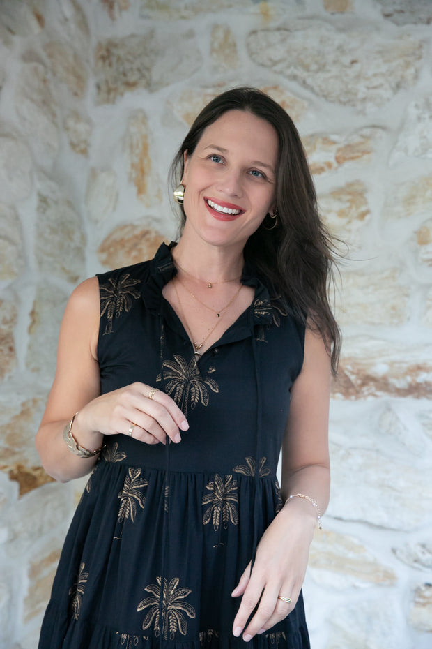 Midnight Grove Maxi Dress