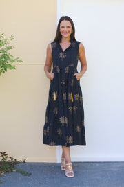 Midnight Grove Maxi Dress