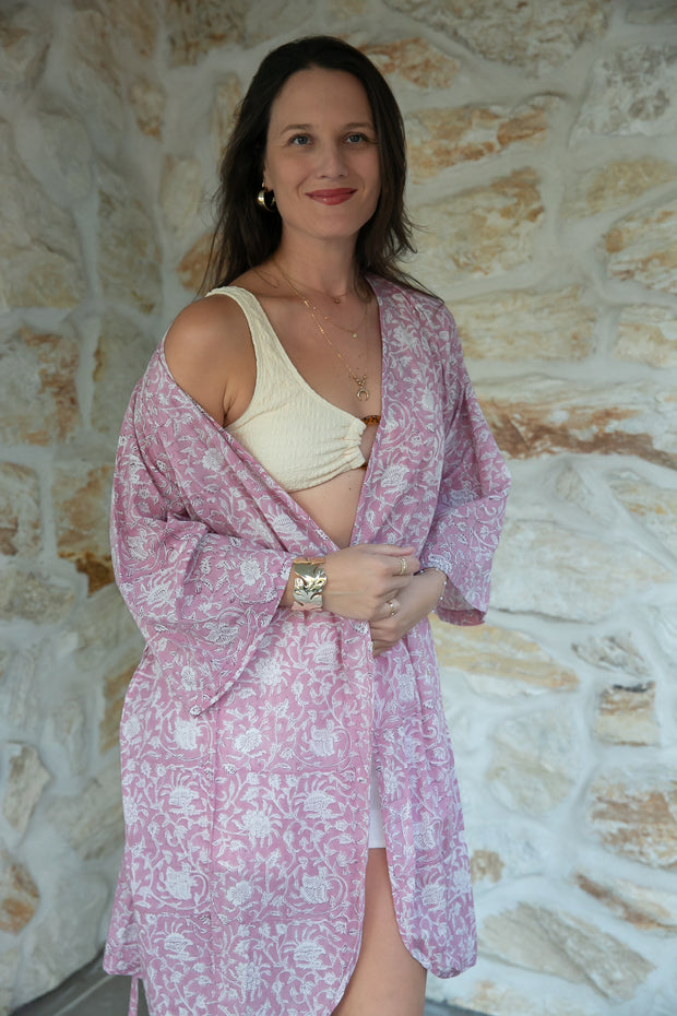 Piya Short Kimono Robe