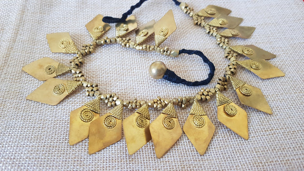 Tribal Brass necklace