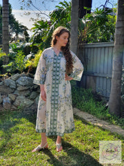 Long Kaftan Dress - FlowerBouquet