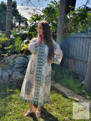 Long Kaftan Dress - FlowerBouquet