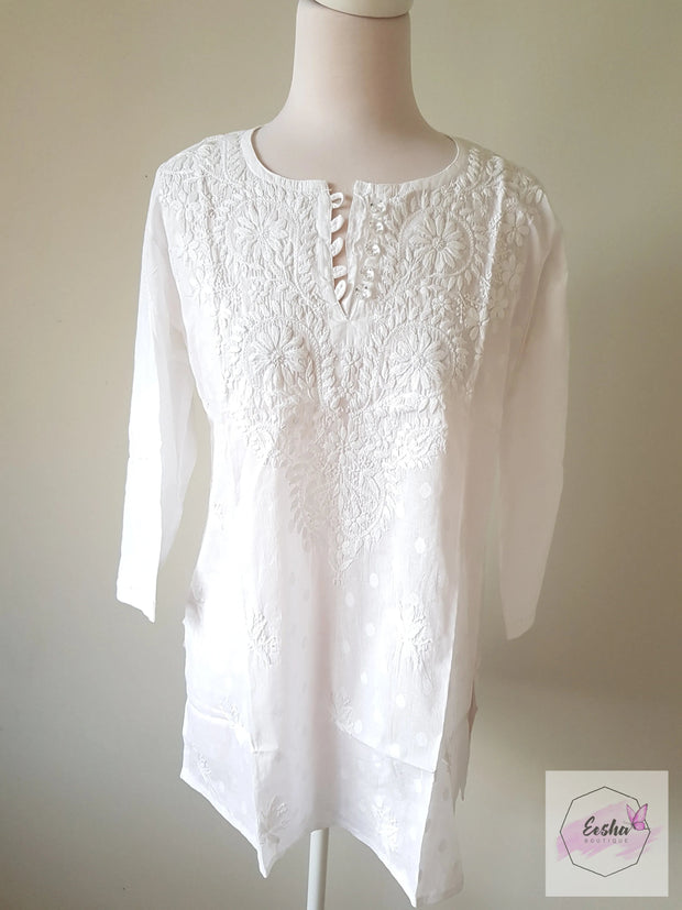 Daisy - White Short Top - eeshaBoutique Australia