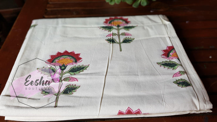 Hand Block Printed Table Cloth -  by EeshaBoutique - gshop, Indigo