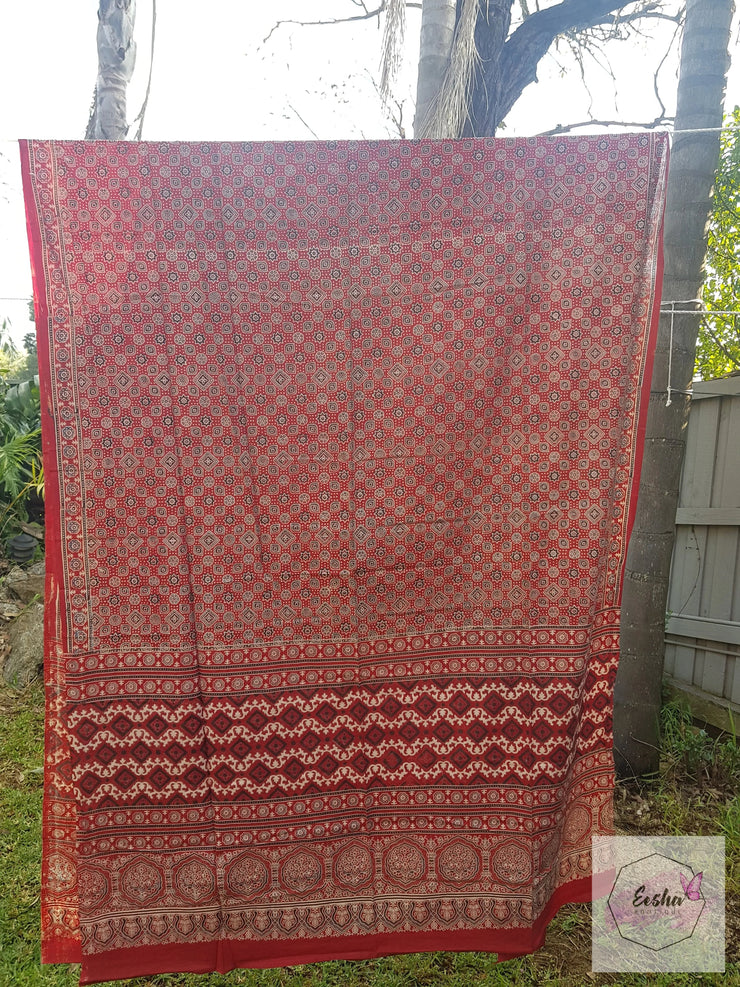 Ajrakh Sarong Dupatta