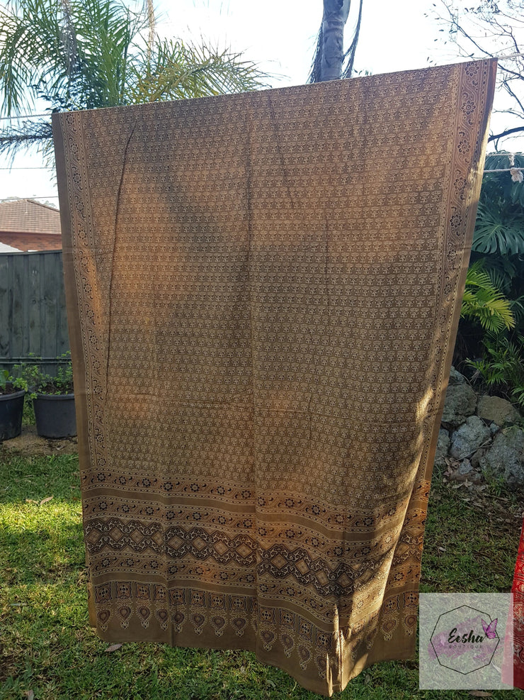 Ajrakh Sarong Dupatta