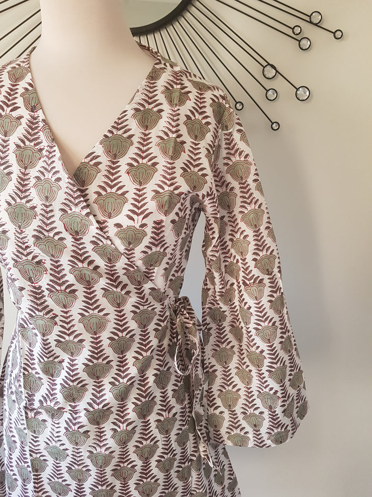 Arya - Midi Wrap Dress