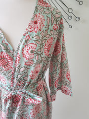 Sunny - Short Kimono Robe - Kimono Robe by EeshaBoutique - gshop, Short Robe