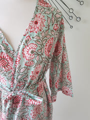 Sunny - Short Kimono Robe - Kimono Robe by EeshaBoutique - gshop, Short Robe