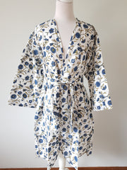 Kanti Short Kimono Robe - Kimono Robe by EeshaBoutique - gshop, Short Robe