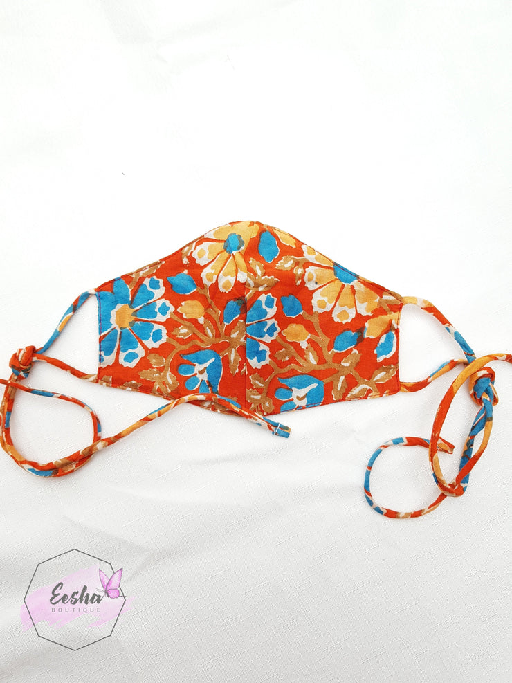 Face Masks - Three layers with string -  by EeshaBoutique - Face Mask, gshop
