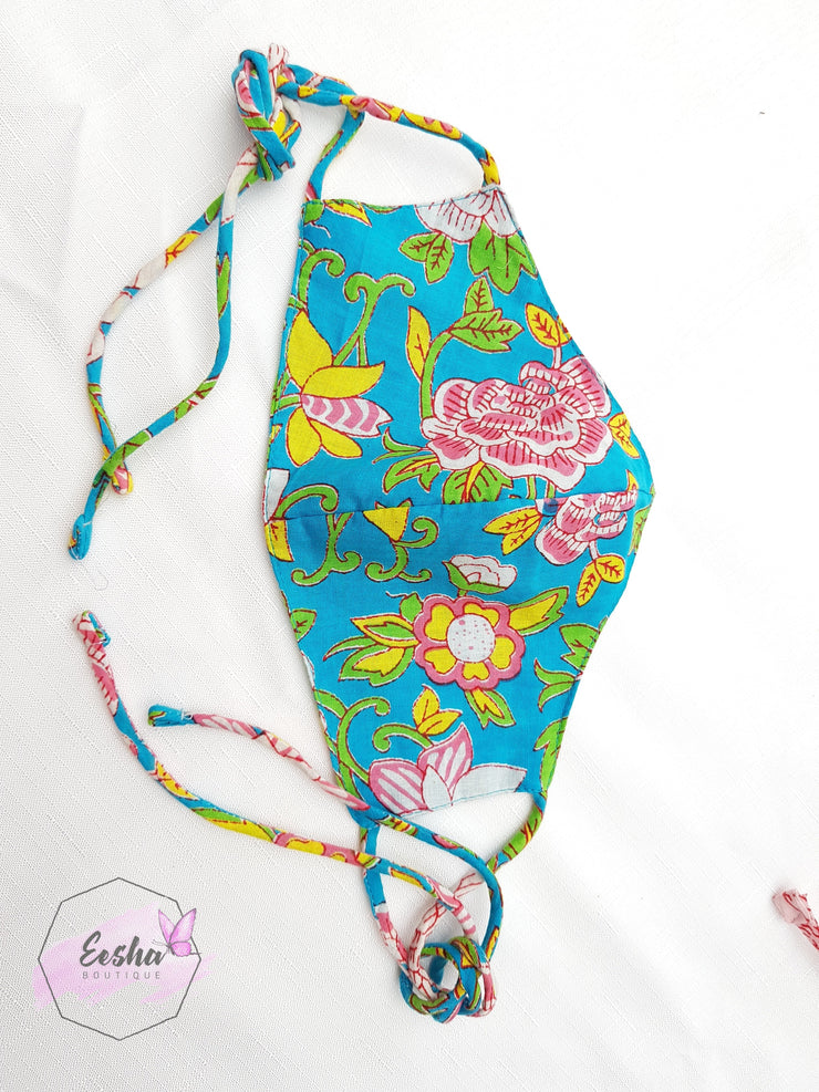 Face Masks - Three layers with string -  by EeshaBoutique - Face Mask, gshop