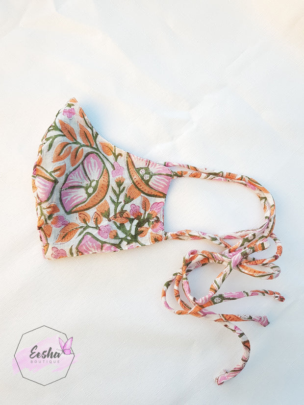 Face Mask - Three Layers With String -  by EeshaBoutique - Face Mask, gshop