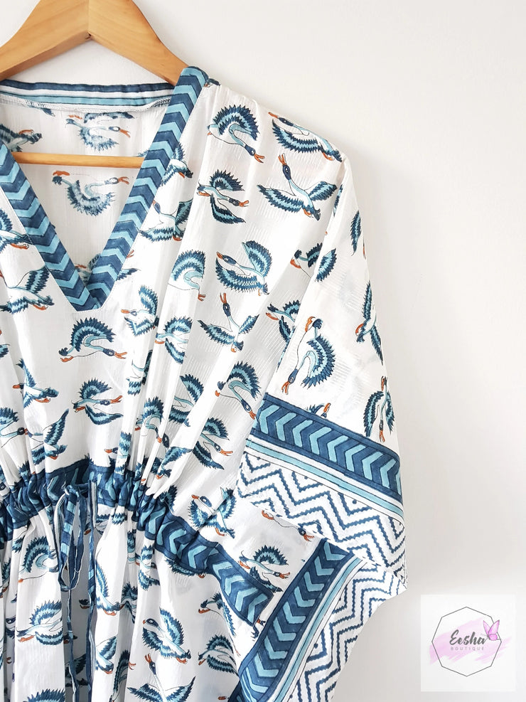 Crains - Hand Block Print Long Kaftan