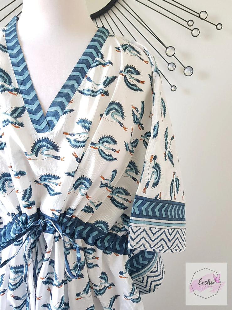 Crains - Hand Block Print Long Kaftan