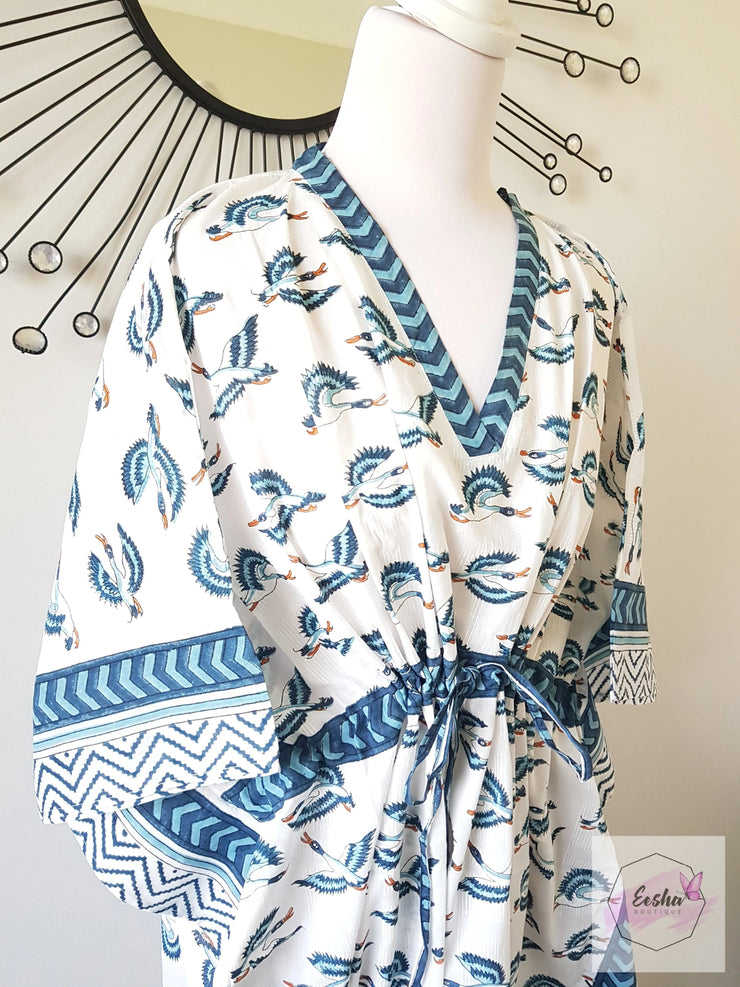 Crains - Hand Block Print Long Kaftan