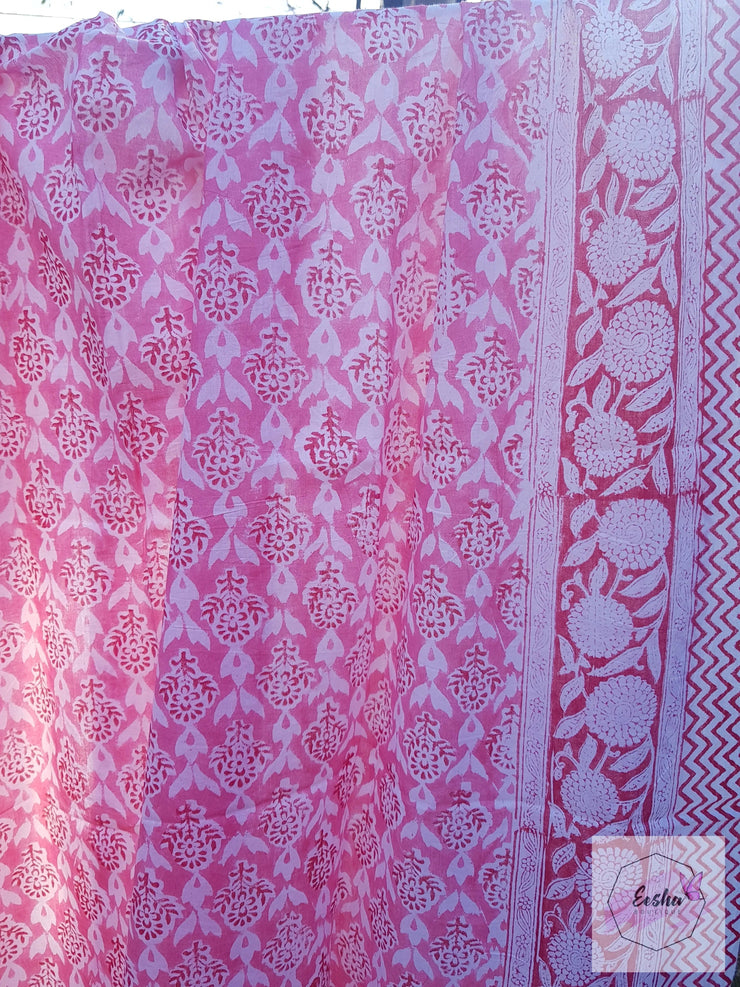 Hand Block Print Indian Organic Cotton Sarong