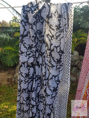 Hand Block Print Indian Organic Cotton Sarong