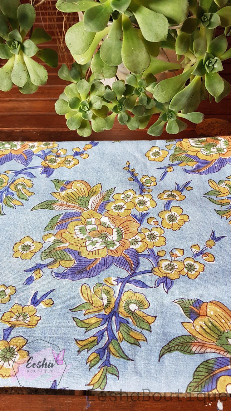 Hand Block Printed Table Cloth
