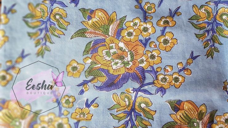 Hand Block Printed Table Cloth