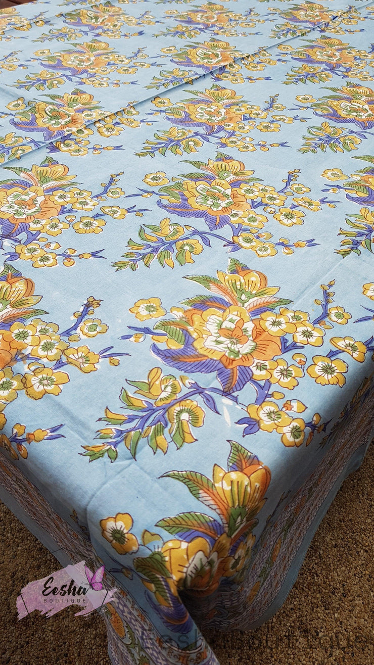 Hand Block Printed Table Cloth