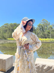Hazelwood Long Kimono Robe