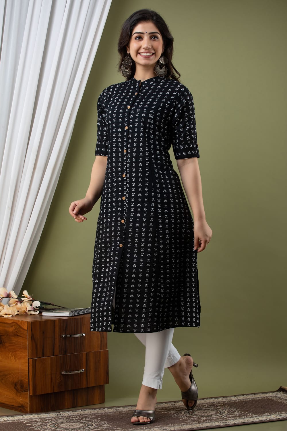 Princess Cut A-line Cotton Dress Kurta – EeshaBoutique