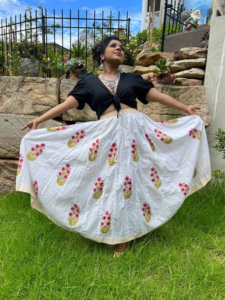 Poppy - Boho Chic Long Skirt