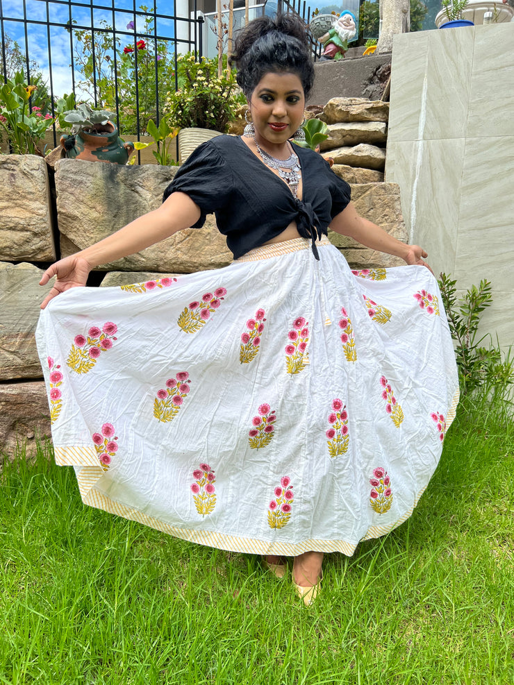 Poppy - Boho Chic Long Skirt