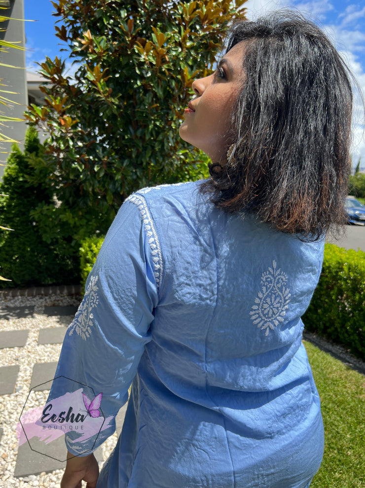 Safi Tunic - Hand Embroidered Kurta