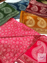 Paisley - Silk Scarf -EeshaBoutique
