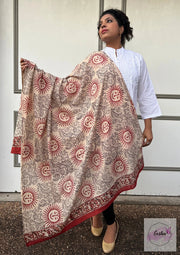 Block Print Sarong-Happy Sun Dupatta