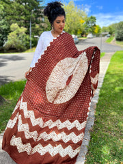 Modal Silk Shibori Dupatta