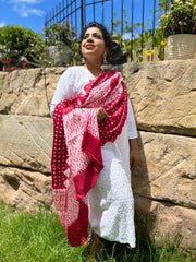 Modal Silk Shibori Bandej Dupatta