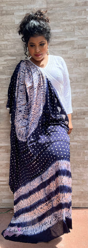 Modal Silk Shibori Bandej Dupatta