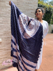 Modal Silk Shibori Bandej Dupatta