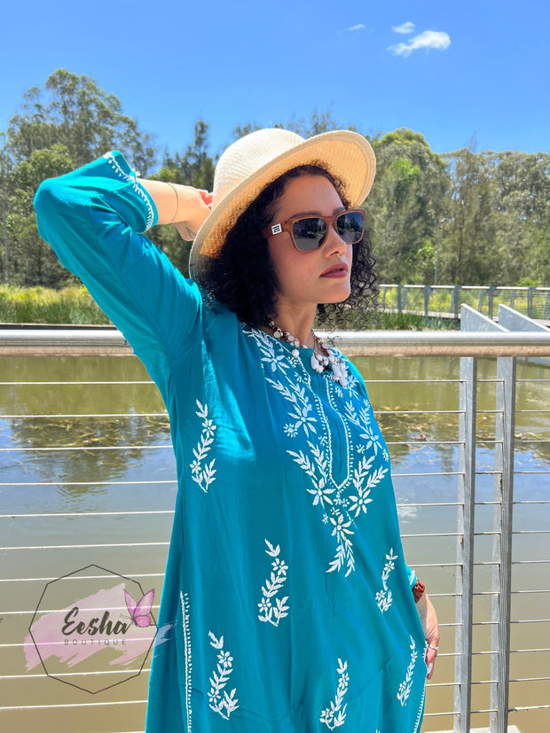Latika - Hand Embroidered Kurta