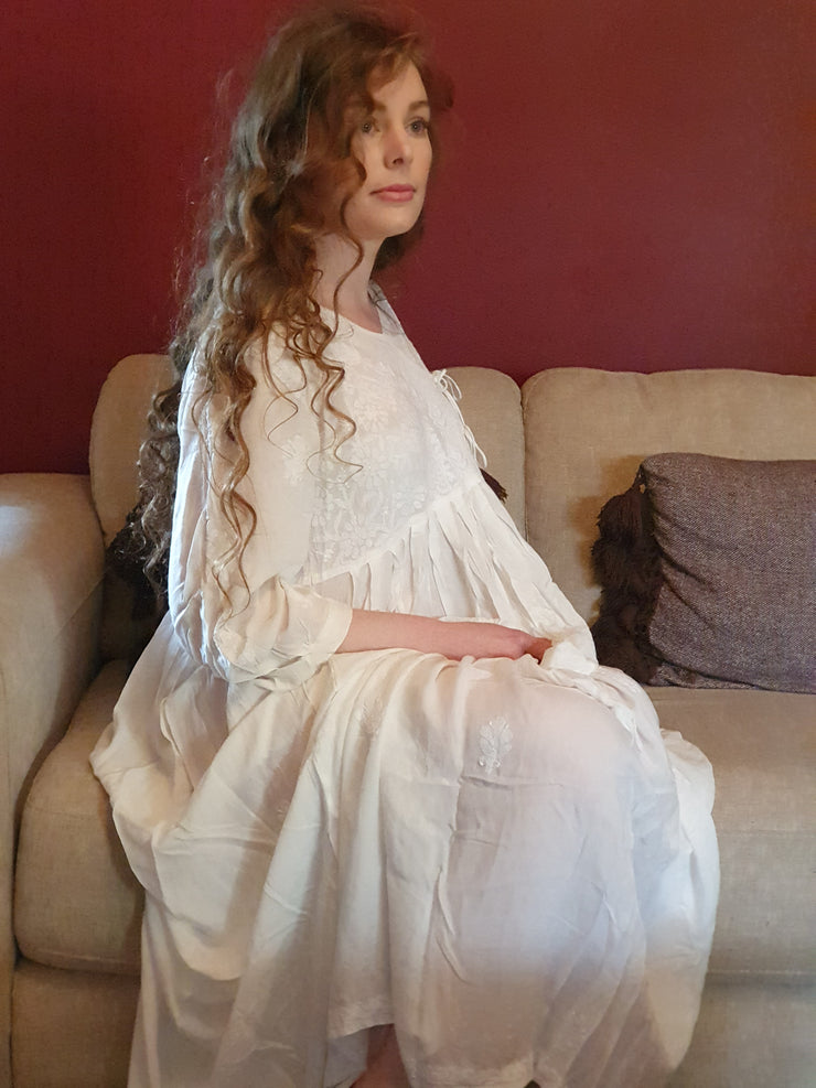 White Maxi Dress - Angharkha