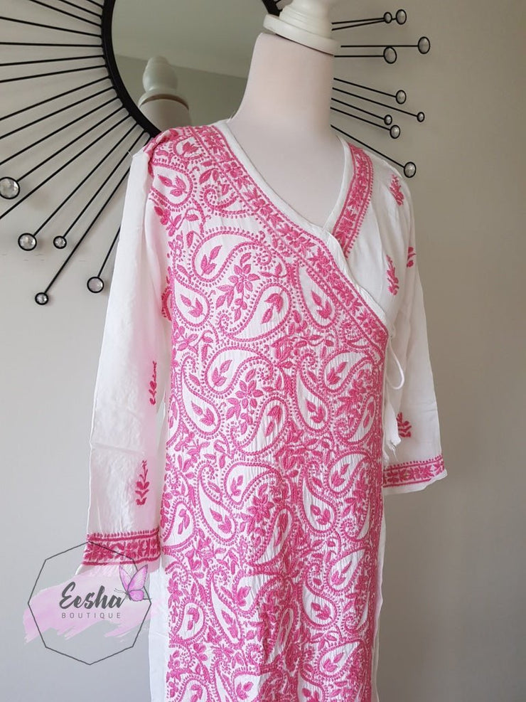 Angarkha Style Long Tunic Kurta