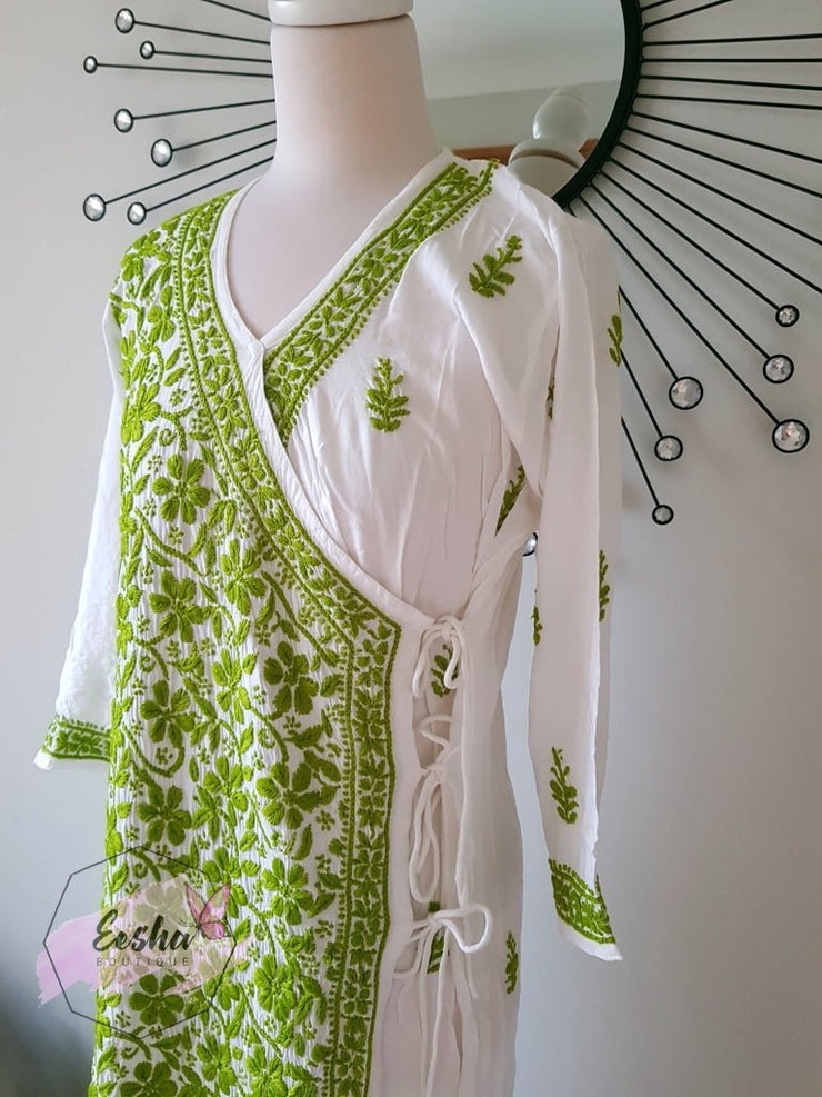 Angarkha Style Long Tunic Kurta