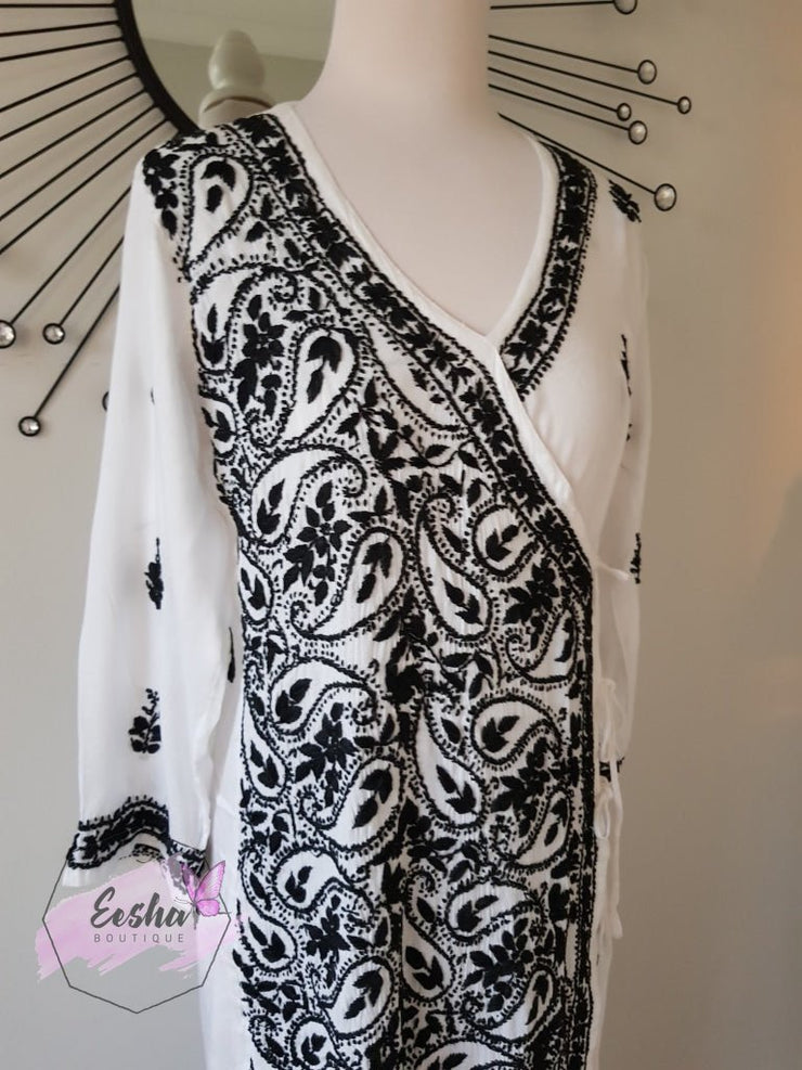 Angarkha Style Long Tunic Kurta